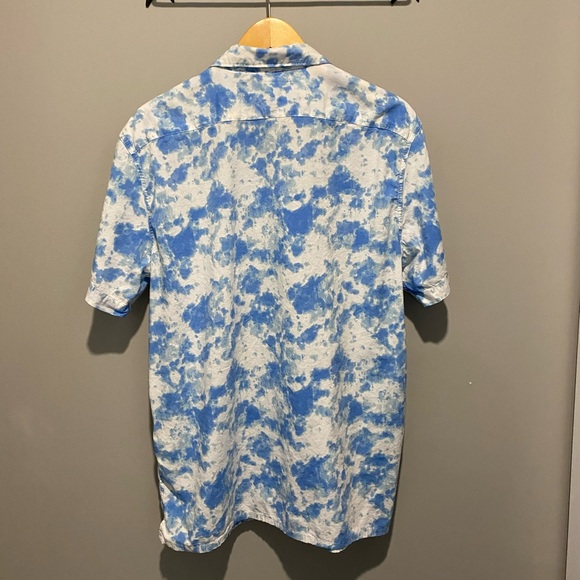 🤡BOGO🤡 LEVI’S Red Tab Tie-Dye Beach Button Up - Mens L Relaxed, Short Sleeve - Picture 5 of 7